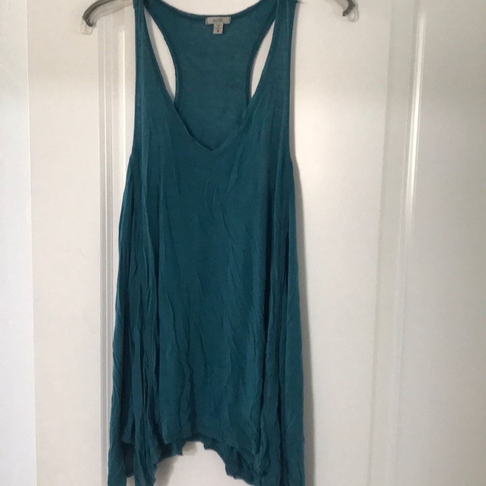 Flowy teal top